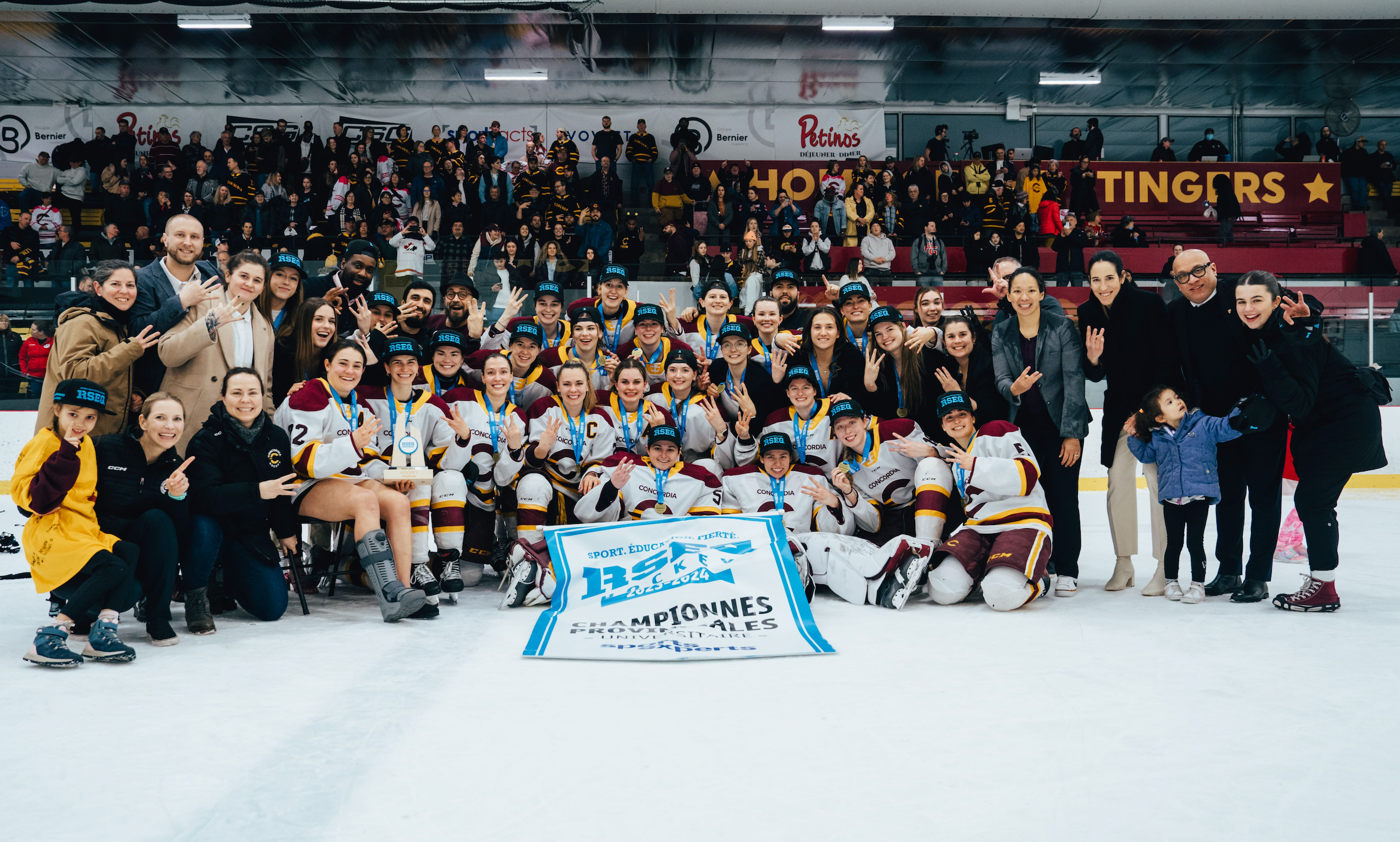 Concordia Stingers' 3-Peat RSEQ Championship Win!