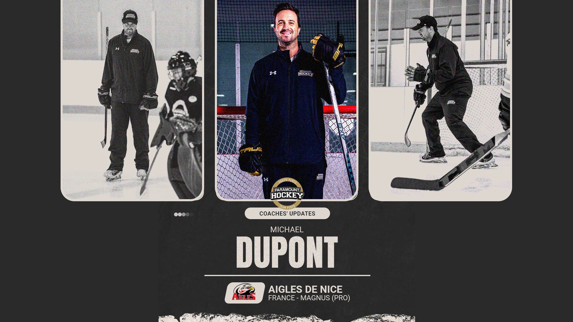 Coach Mick Dupont Joins the Aigles de Nice