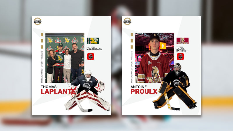 Antoine Proulx et Thomas Laplante choisis lors du Repêchage LHJMQ 2024.