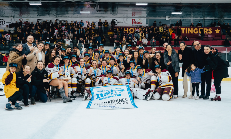 Victoire ''3-PEAT'' au championnat RSEQ des Stingers de Concordia!